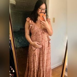 Doen Sonnet Dress in Pink Valley Floral